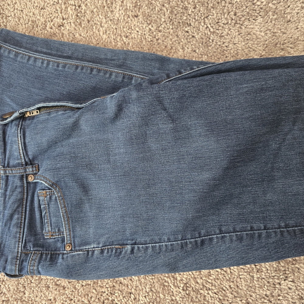 LOFT Blue Skinny Jeans with Classic Denim Texture
